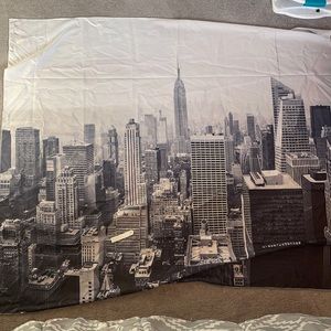 NYC skyline tapestry